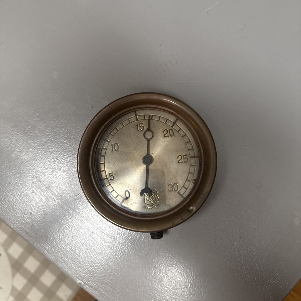 vintage pressure gauge