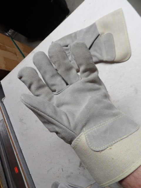 STARRETT NOS Leather Work/Welding Gloves (1 pair)