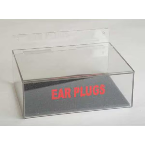 Manufacturer Varies Reusable Ear Plugs with Dispenser, Wall Mount, Capacity: 100