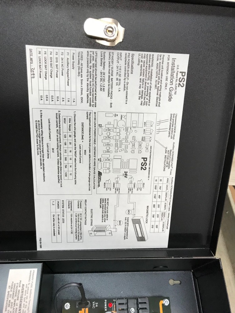 NEW Hirsch Electronics PS2 115 VAC Power Supply | 2 Locks Scramble Pads & Match