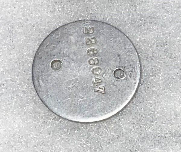 WWI Army Single Raymond Eddster Dog Tag