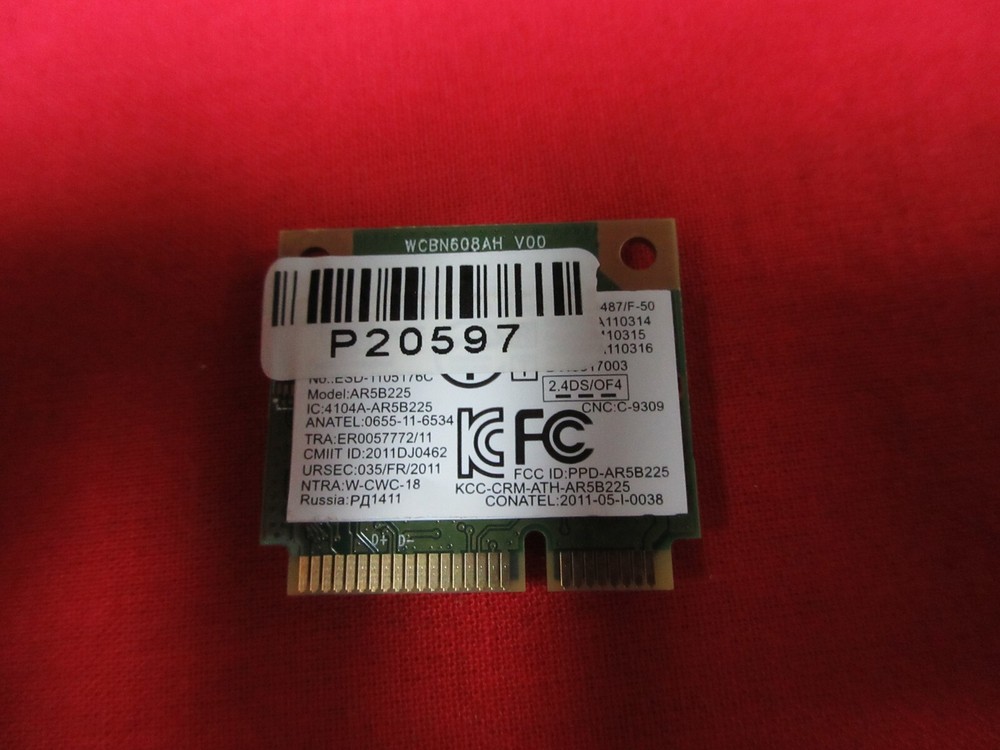 ORIGINAL INTEL WIRELESS WIFI CARD 11S20200224