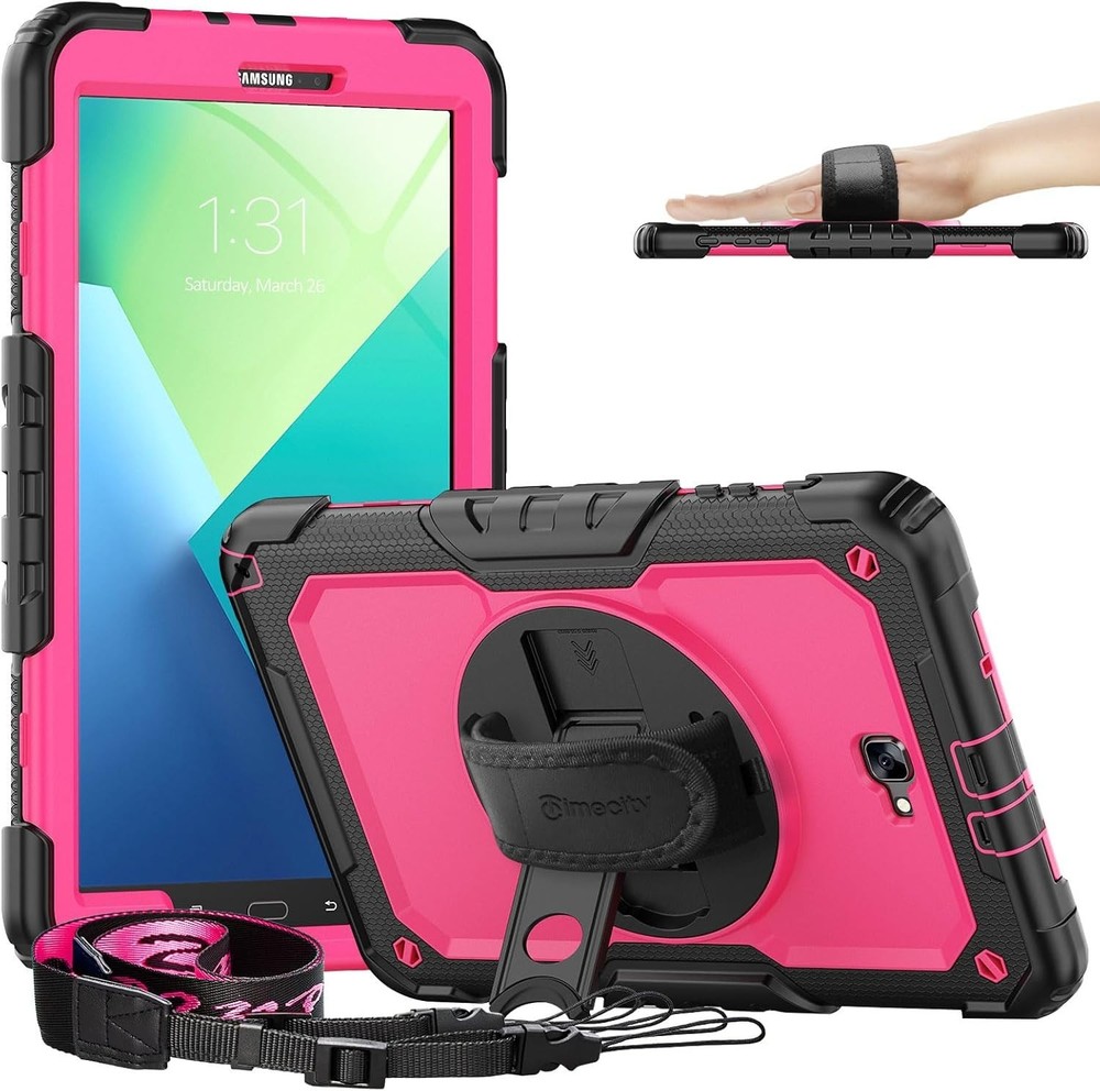 Robust Protective Case for Galaxy Tab A 10.1 - Screen Protector and Hand Strap