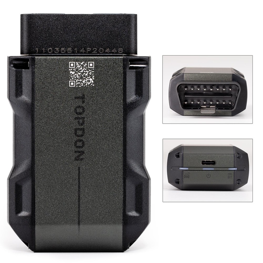 TOPDON TopScan PRO Mid-level Diagnostic Tool Injector Coding,Tire Pressure Reset