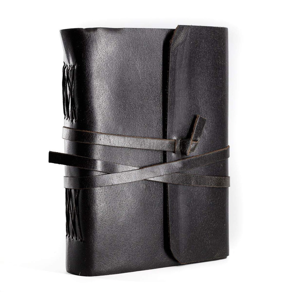Handmade Leather Journal Writing Notebook Diary Unlined Daily Notepad For Men