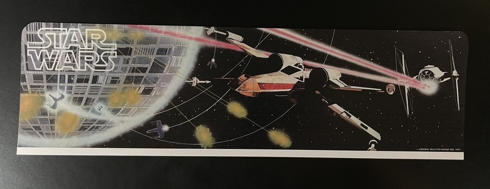 STAR WARS First 12 Mail Away Display Stand Replacement Background *Reproduction