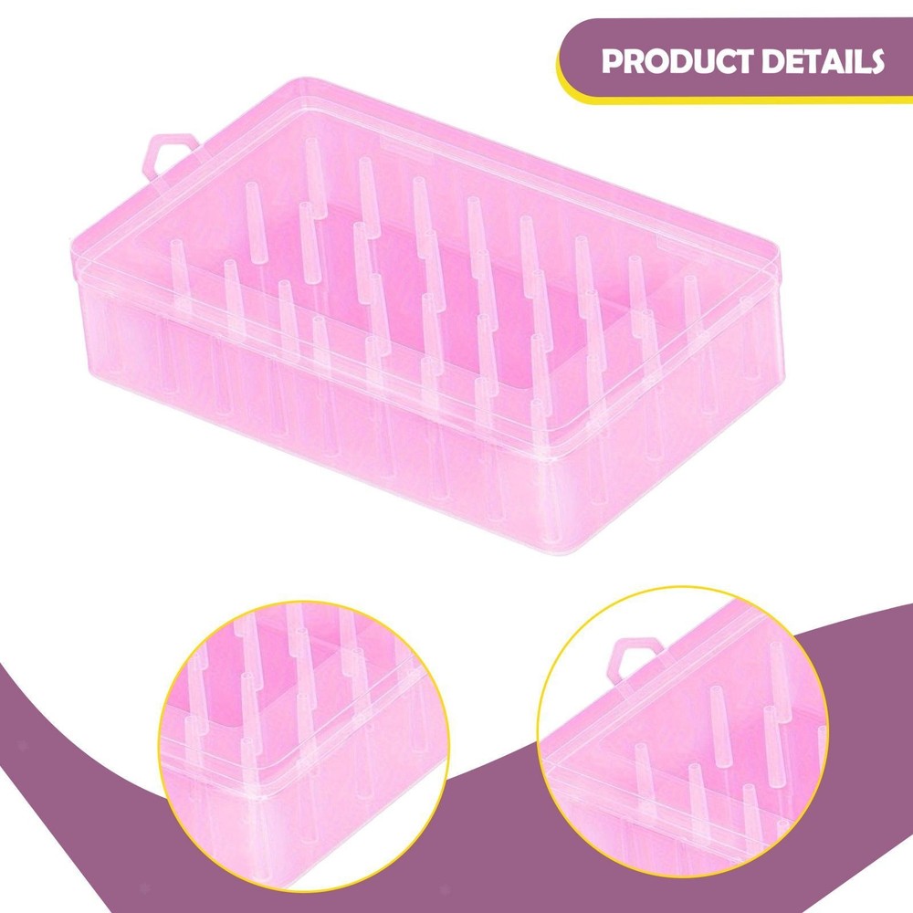 Sewing Thread Storage Box Container Portable Multifunctional Thread Sorting
