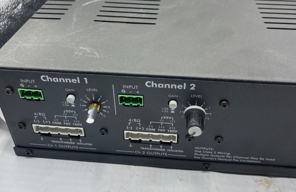 Ashly MultiMode Amplifier TRA-2075 With Power Cord Working