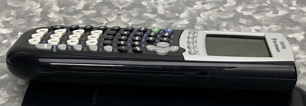 Texas Instruments TI-84 Plus Graphing Calculator with Cover - TESTED