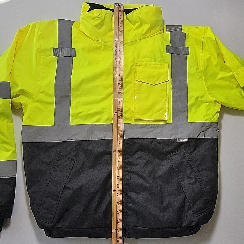 Portwest Safety Jacket Coat Medium Reflective High Visibility Type R Class 3