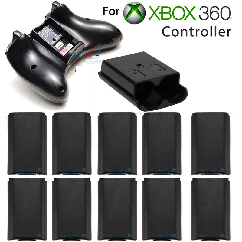 10pcs AA Battery Back Cover Case Shell Pack For Xbox 360 Wireless Controller