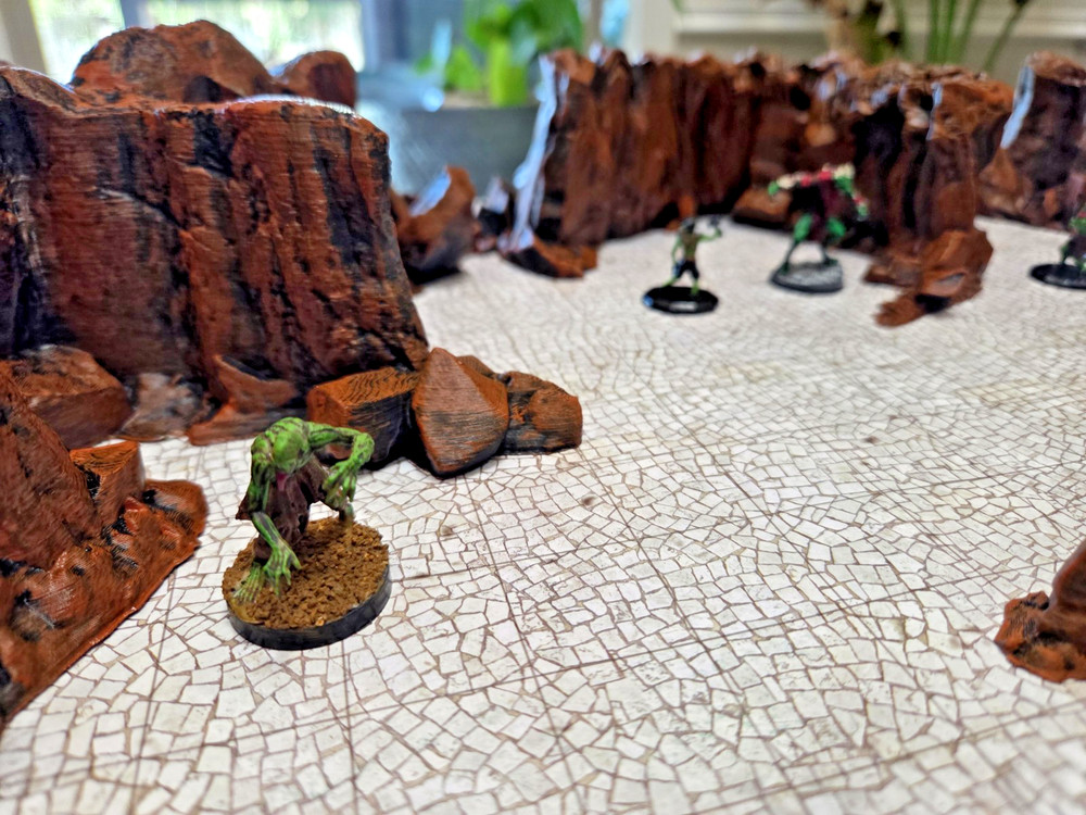 Huge Caverns Scatter Set FULLY PAINTED D&D Pathfinder Warhammer 40K