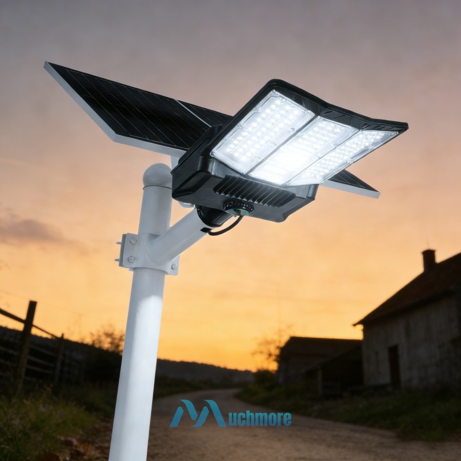 LED 16000W Commercial Solar Street Lights Outdoor Dusk to Dawn parking lot light