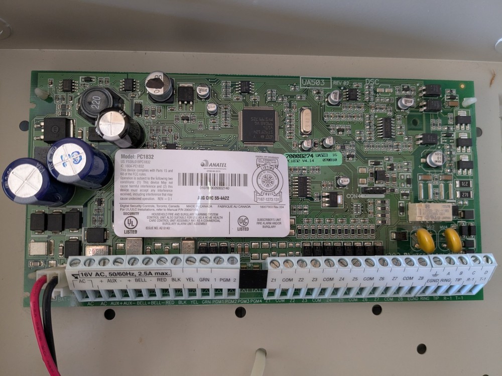 DSC PC1832 V4.6 PowerSeries Control Panel