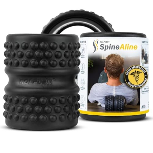 SpineAline Back Roller – Muscle Rollers Deep Tissue Spine Alignment Tool –