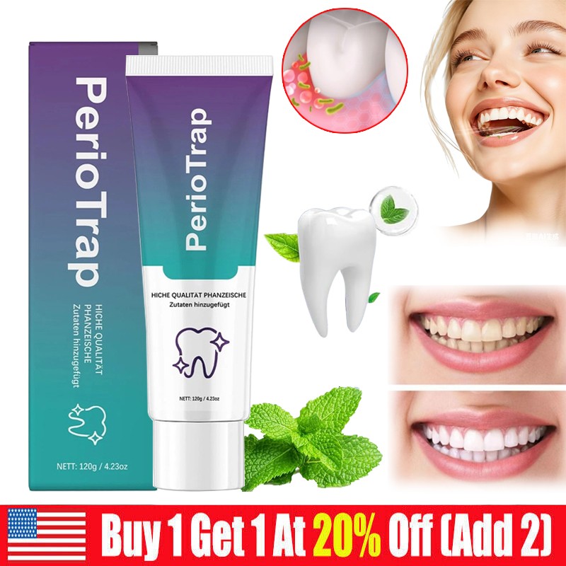 1-5PCS PerioTrap Mint Flavor Gum Toothpaste Cleaning Toothpaste Sensitive Teeth