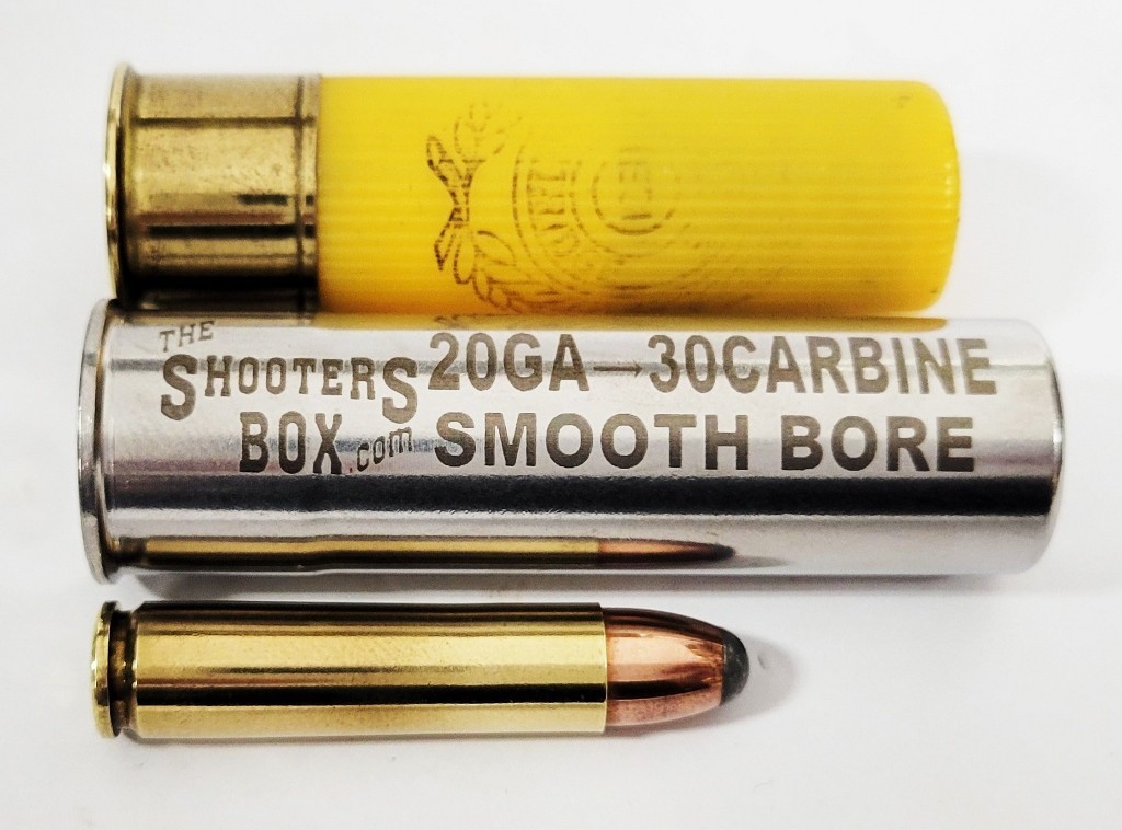 20GA to 30 CARBINE Shotgun Adapter - Chamber Reducer - Stainless - Free Case !!!