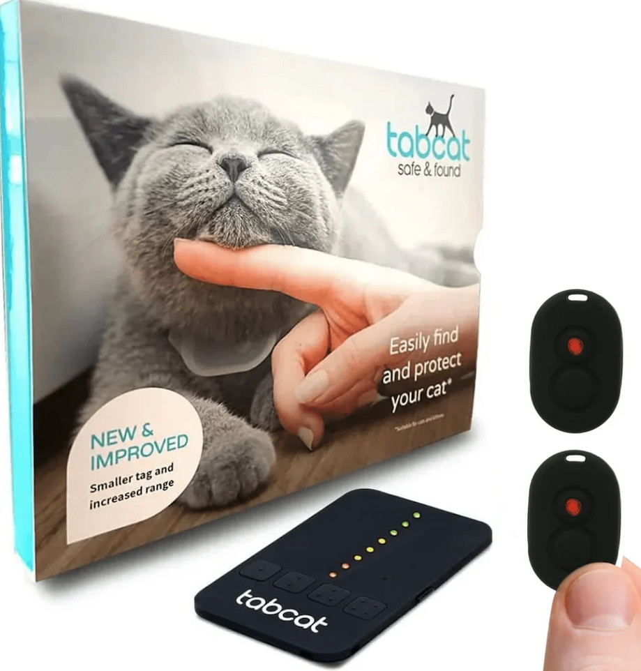 Tabcat v2 Pet Cat/Kitten Tracker – New Longer Range & Smaller Tags