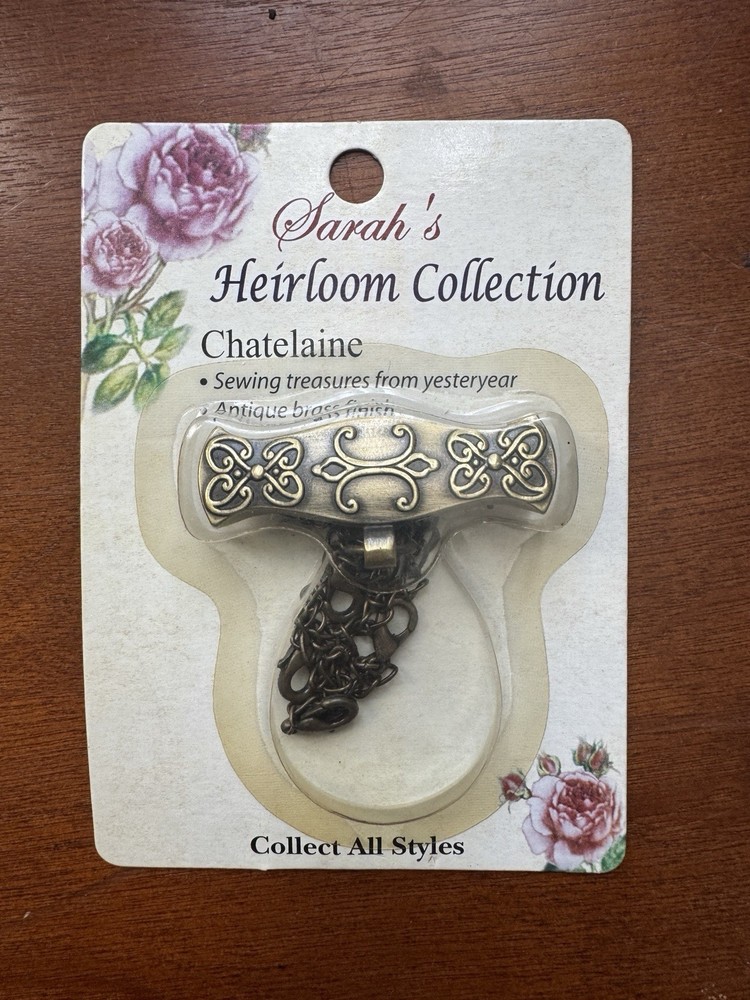 Heirloom Sewing Collection Needle Case Chatelaine Seam Ripper Set