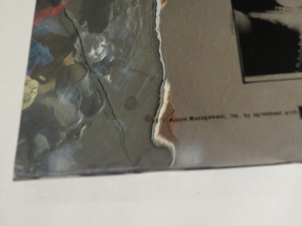 KISS SILVER MYLAR PROMOTIONAL POSTER 1977 AUCOIN OFFICIAL