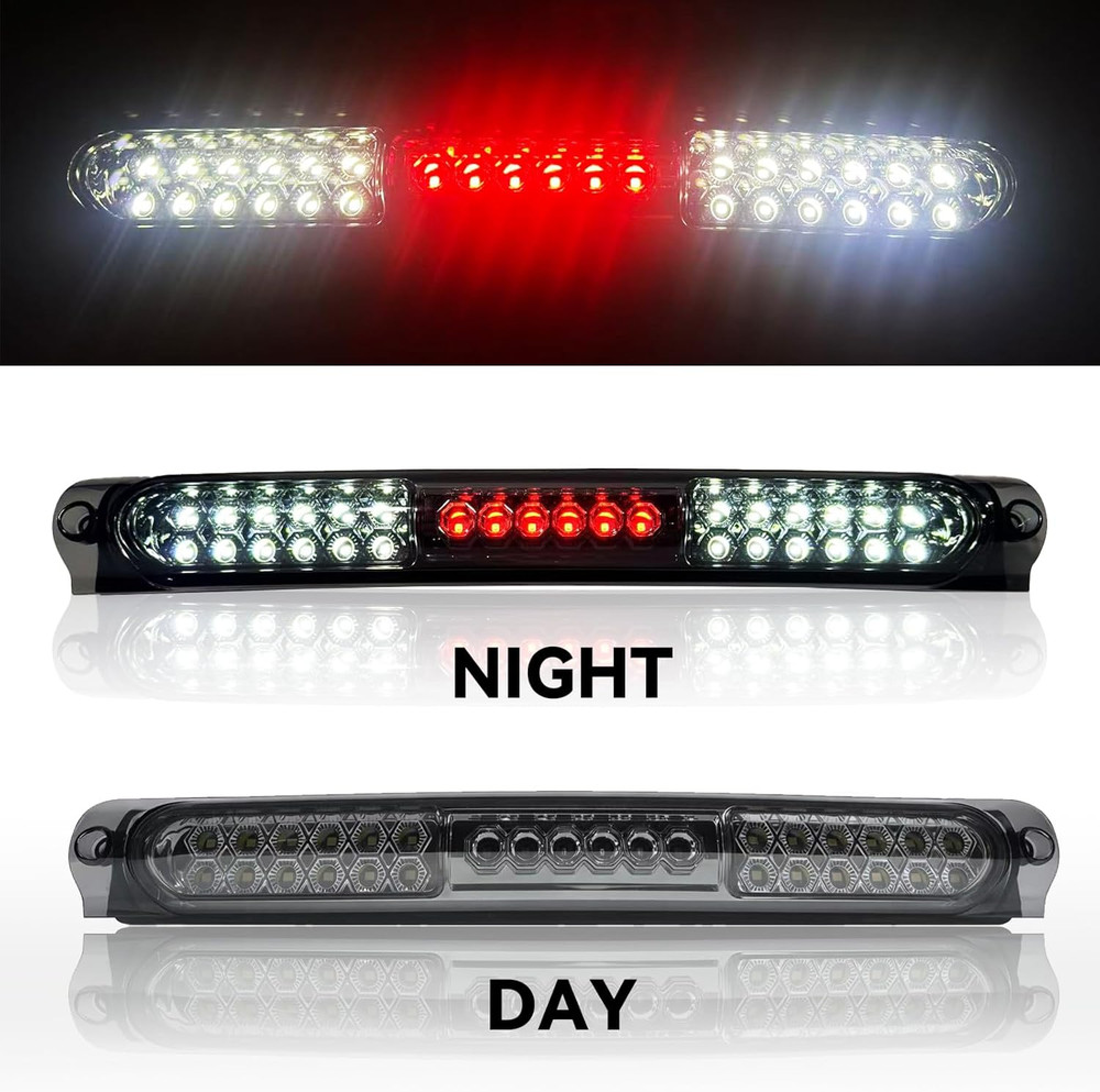 1997-2004 F150 Third Brake Light LED Chrome Smoke–Compatible Replacement