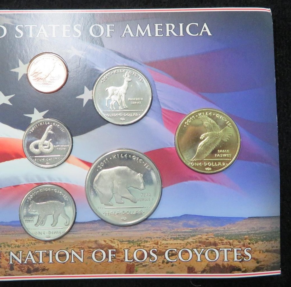 2011 Los Coyotes Native American Uncirculated Set