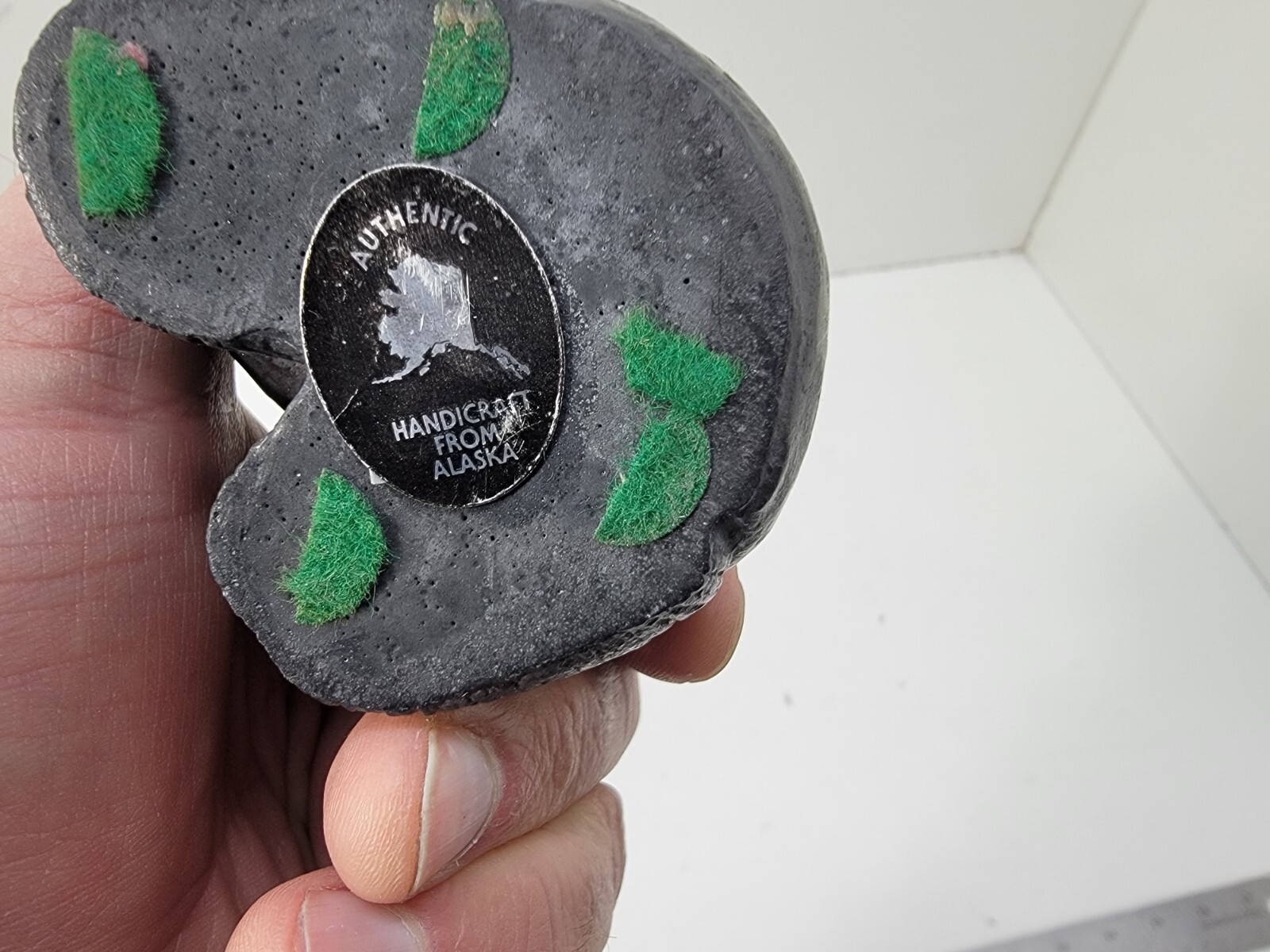 Vintage Wolf ALASKAN Soapstone Carving Sculpture Inuit ESKIMO