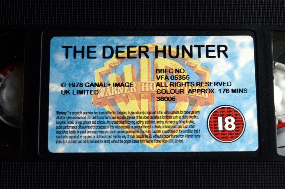 The Deer Hunter - VHS - PAL - 1978