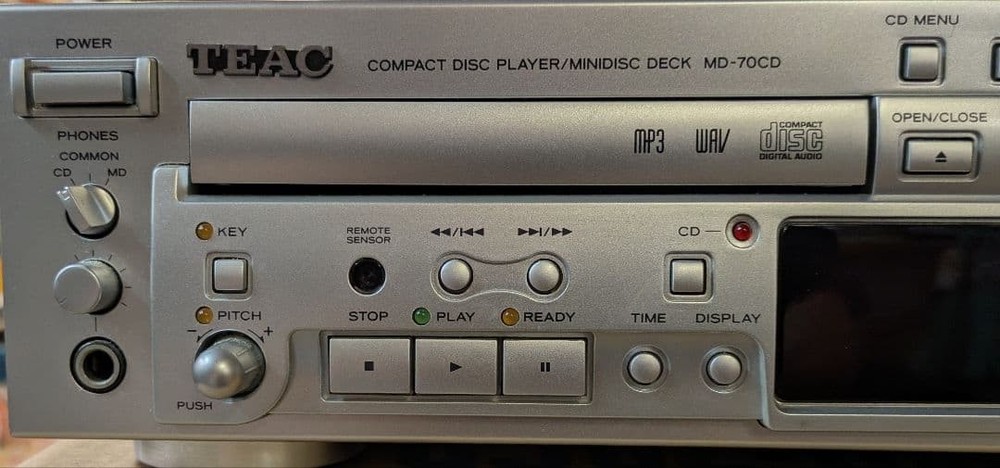 [FINAL MD MODEL] TEAC MD-70CD CD MD COMBO DECK COLLECTIBLE JAPAN