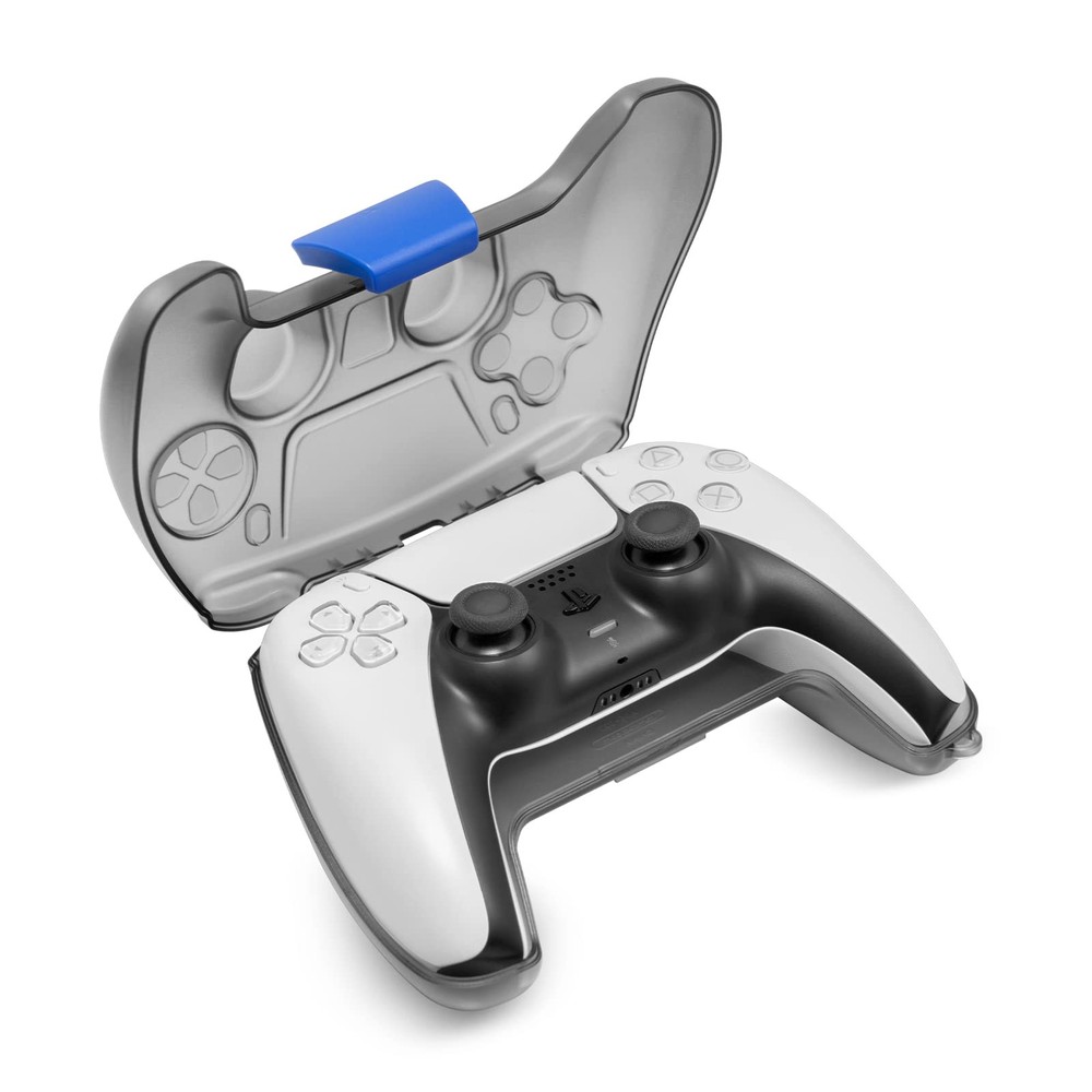 tomtoc PS5 Wireless Game Controller u0026 Remote Case, Smokey Crystal