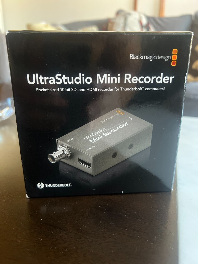 Blackmagic Design UltraStudio Mini Recorder Streaming Device Professionally Used