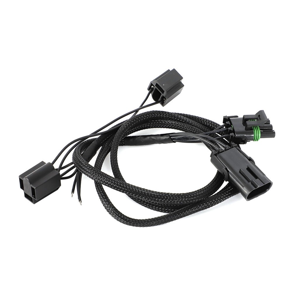 For Peterbilt 378 379 Dual Small Rectangle Headlight Harness Wire Plug 16-07643