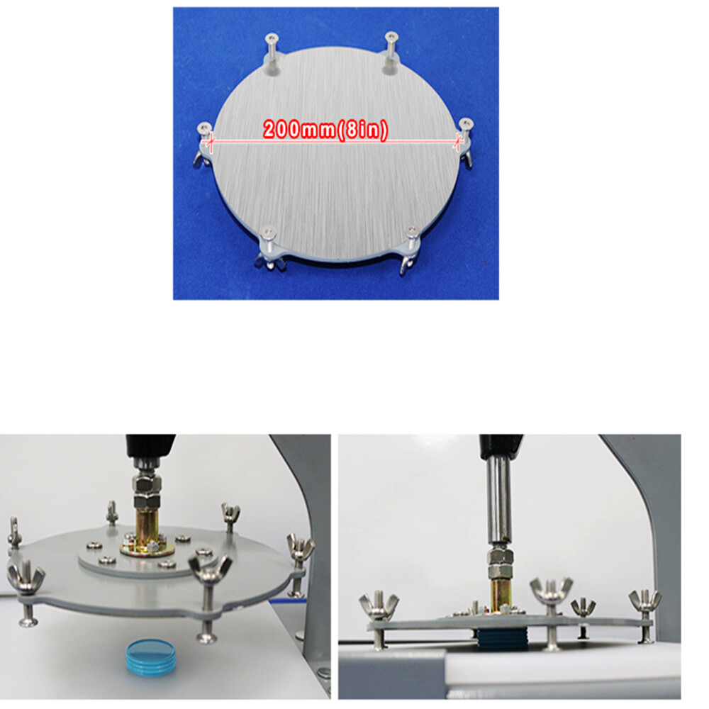 8" Pizza Dough Pastry Manual Press Machine Tabletop Roller Sheeter Maker