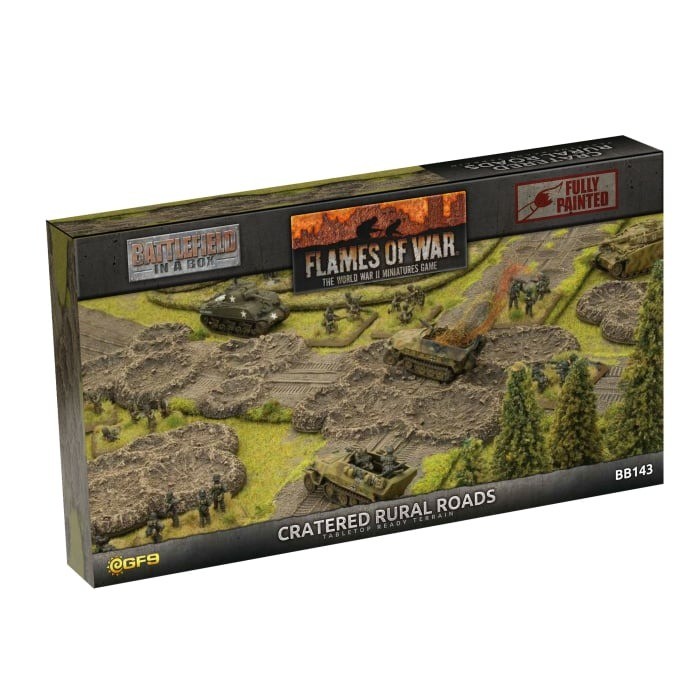 Battlefront Flames of War Cratered Rural Roads Terrain BB143