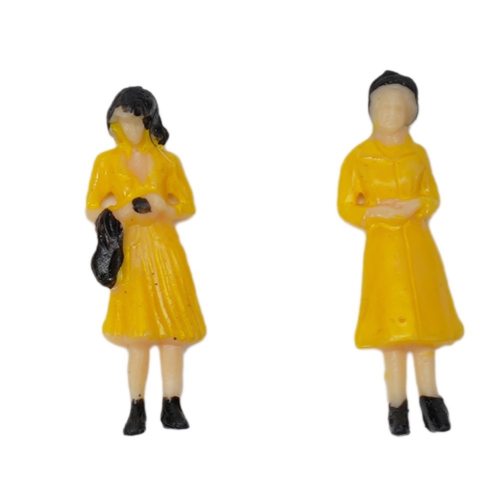 Painted Figures Model Sand Table Beautiful Decoration Multicolor Passenger