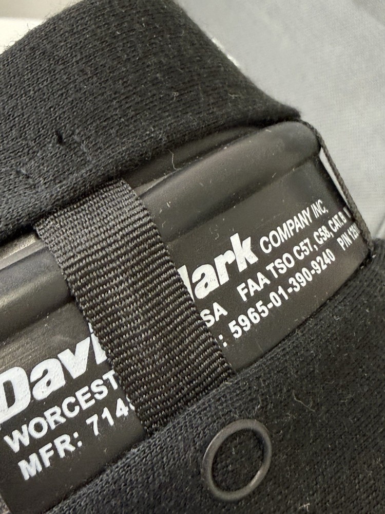 David Clark Aviation Headset with Microphone - Model H10-76 - Some Scuff Marks