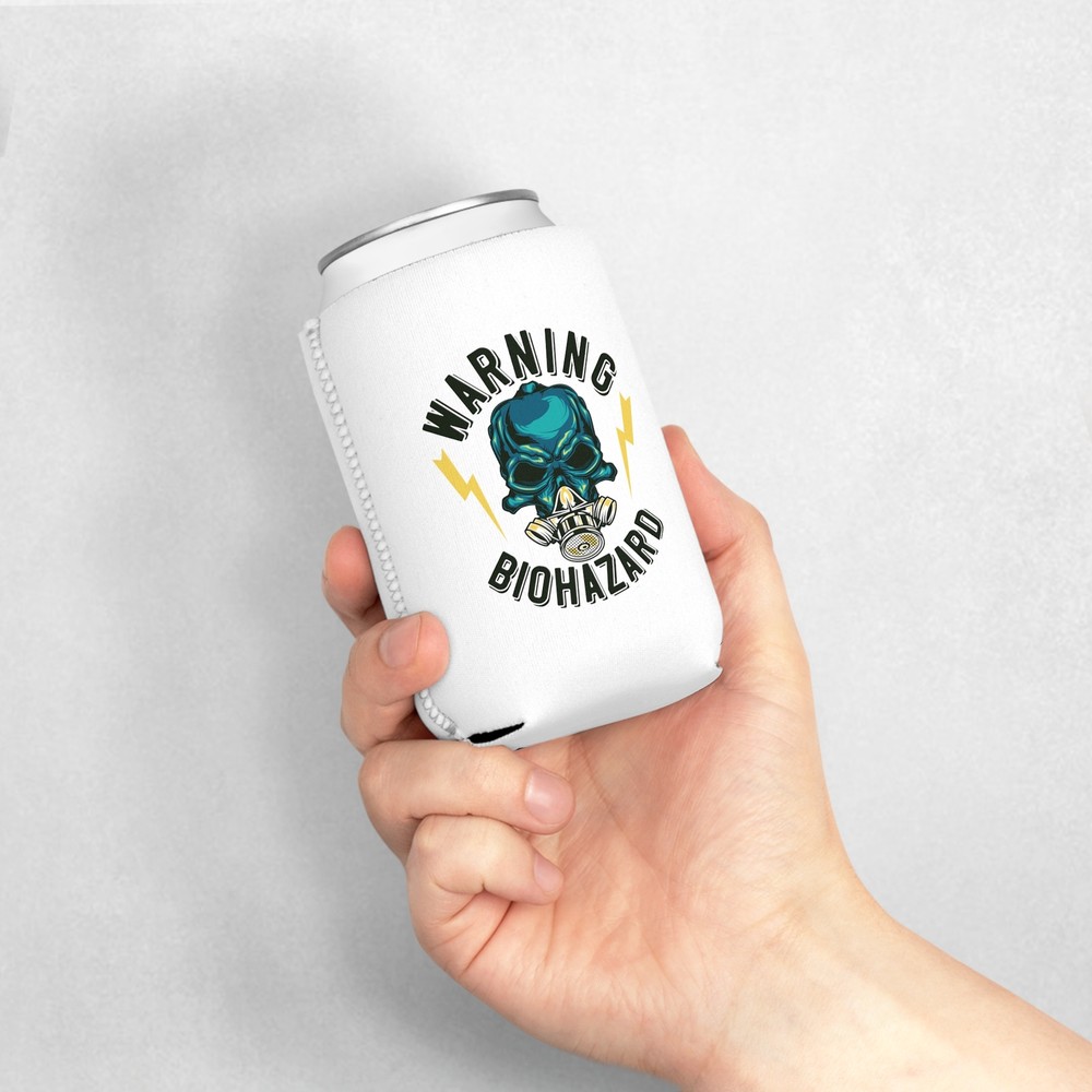 Warning Biohazard - Can Cooler Sleeve