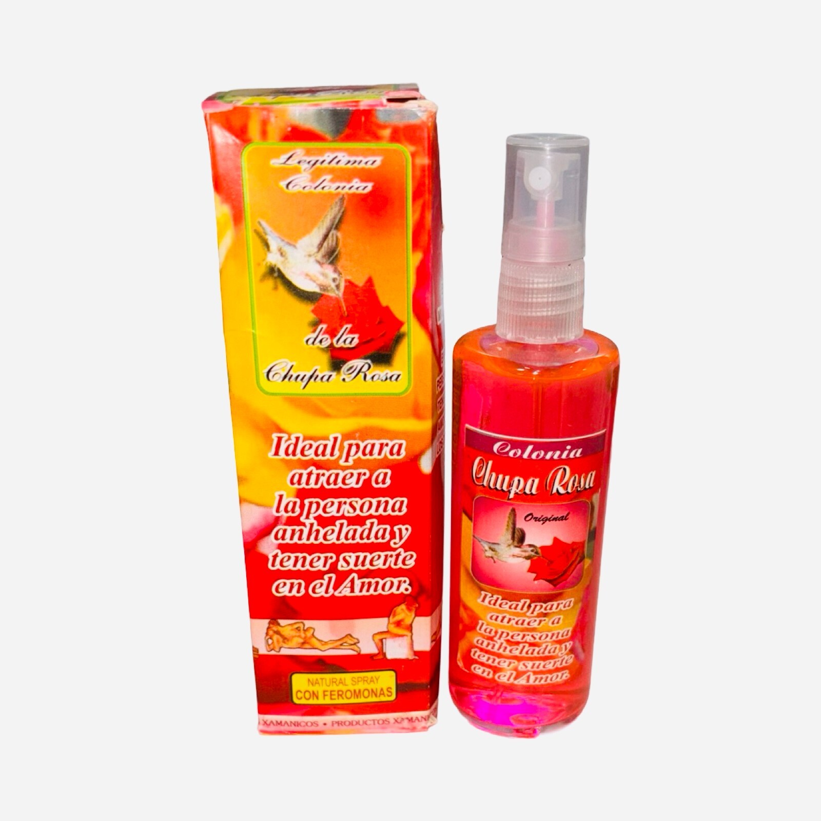 CHUPA ROSA Perfume Esoterico con Feromonas HUMMINGBIRD Chuparrosa chuparosa