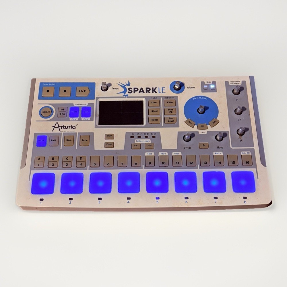 Arturia SparkLE Hybrid Drum Machine USB MIDI Controller WORKS No Encoder Knobs