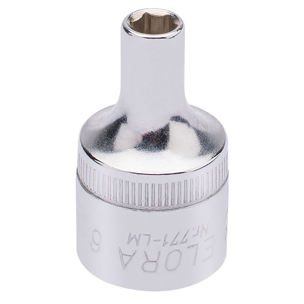 Elora 15295 Hexagon Socket 1/2" Sq. Dr. 6mm