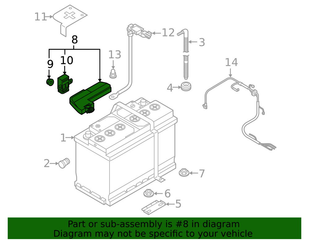 Genuine Audi Control Module 4M6-915-459-D