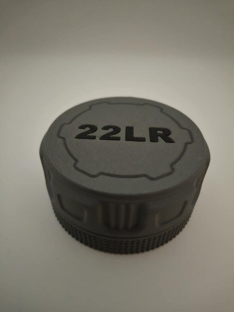 .22LR Ammo Puck – Compact, Stackable Storage for 55 Rounds