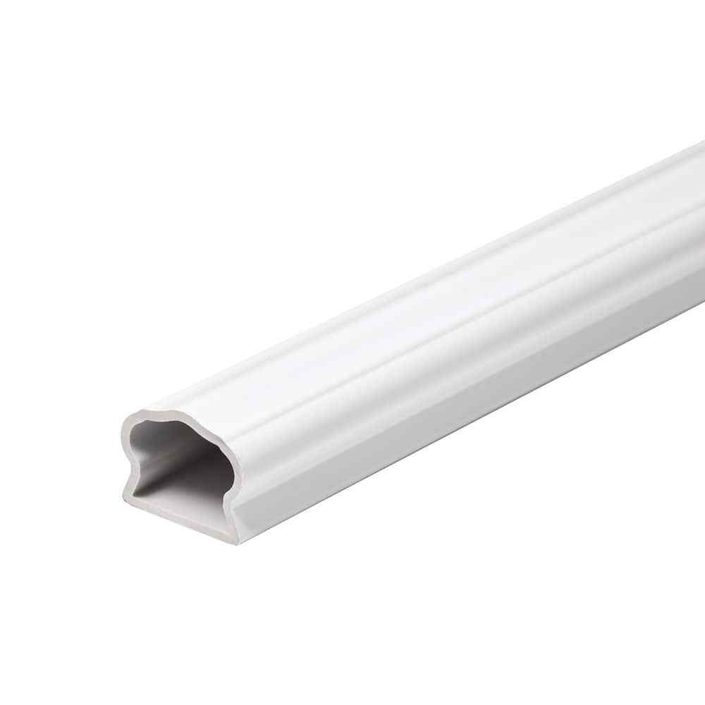 70" White Composite Deck Railing Kit – Durable Outdoor Handrail System