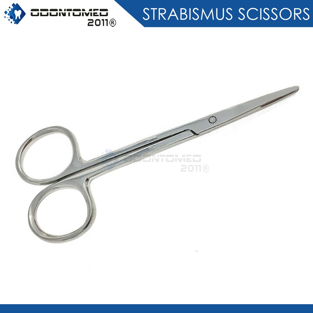 STRABISMUS SCISSORS 4.5" Stainless Steel