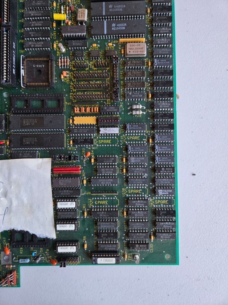 FARADAY A-TEASE VINTAGE COMPUTER BOARD - MOTHERBOARD - UNTESTED