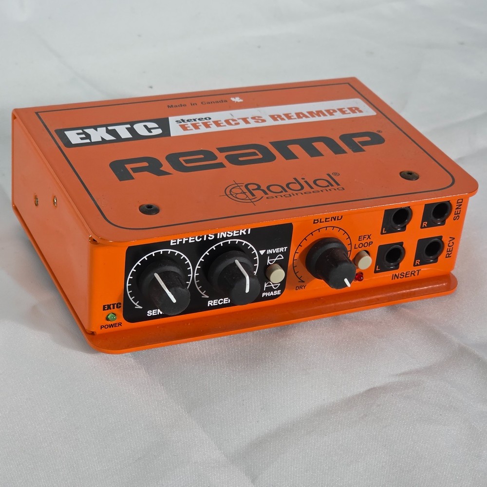 Radial Engineering EXTC-Stereo Effects Reamper - Guitar Pedal Interface for DAW