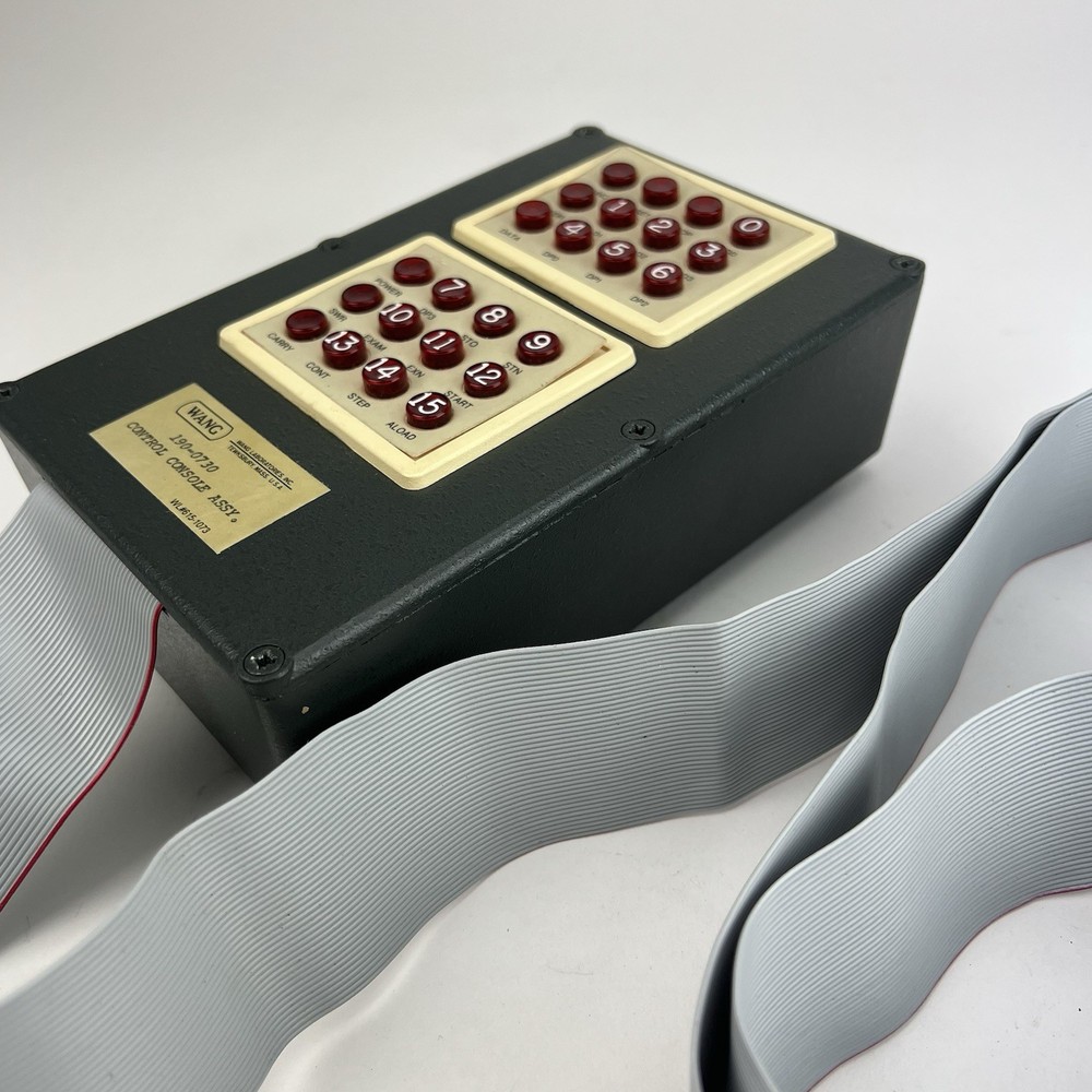 RARE!! Vintage Computing WANG LABORATORIES 190-0730 Control Console ASSY