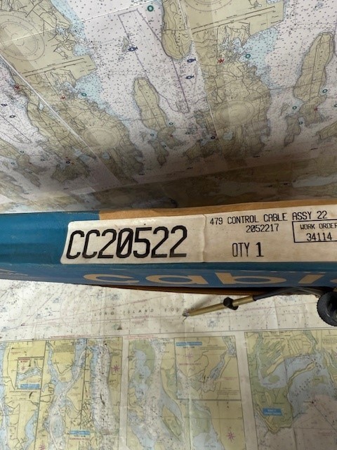 Teleflex Marine #CC20522   479 Control Cable Assembly 22'.