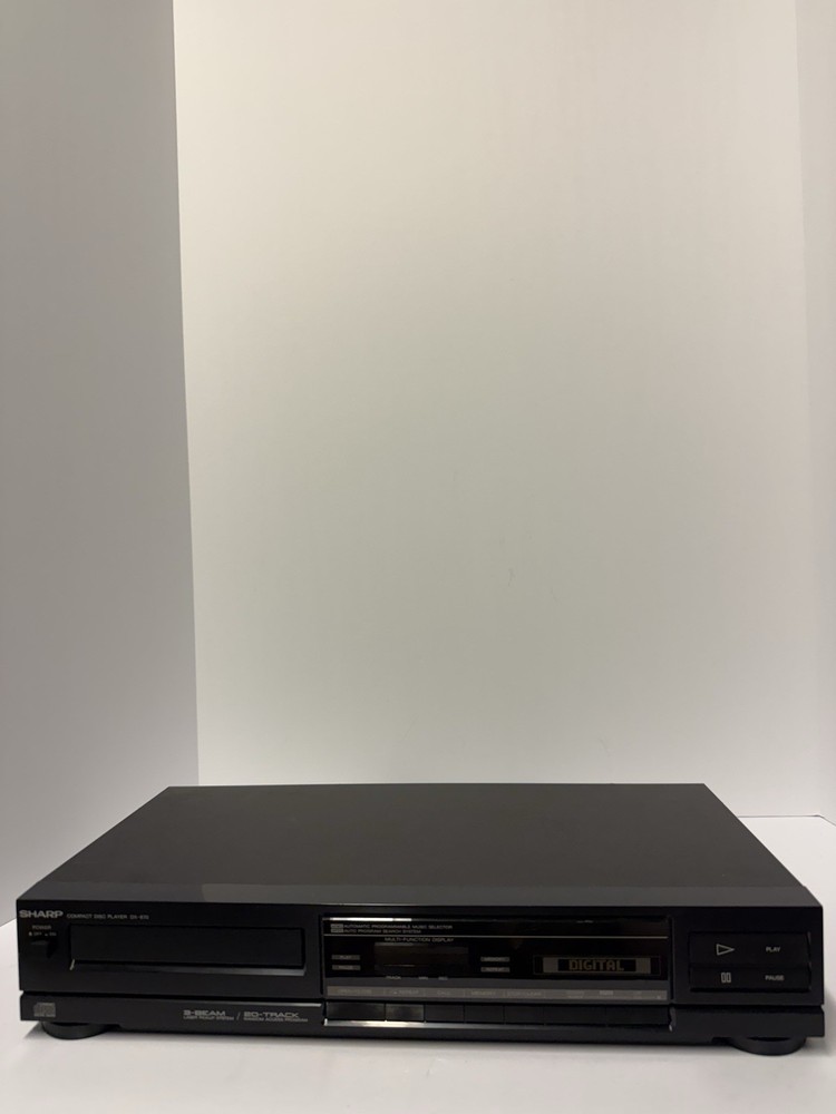 Sharp DX-670 Compact Disc Player 3 Beam 20 Track Random Access TESTED Working