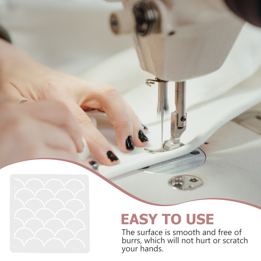 6PCS Flower Design Patchwork Stencils Patchwork Template Quilting Stencils
